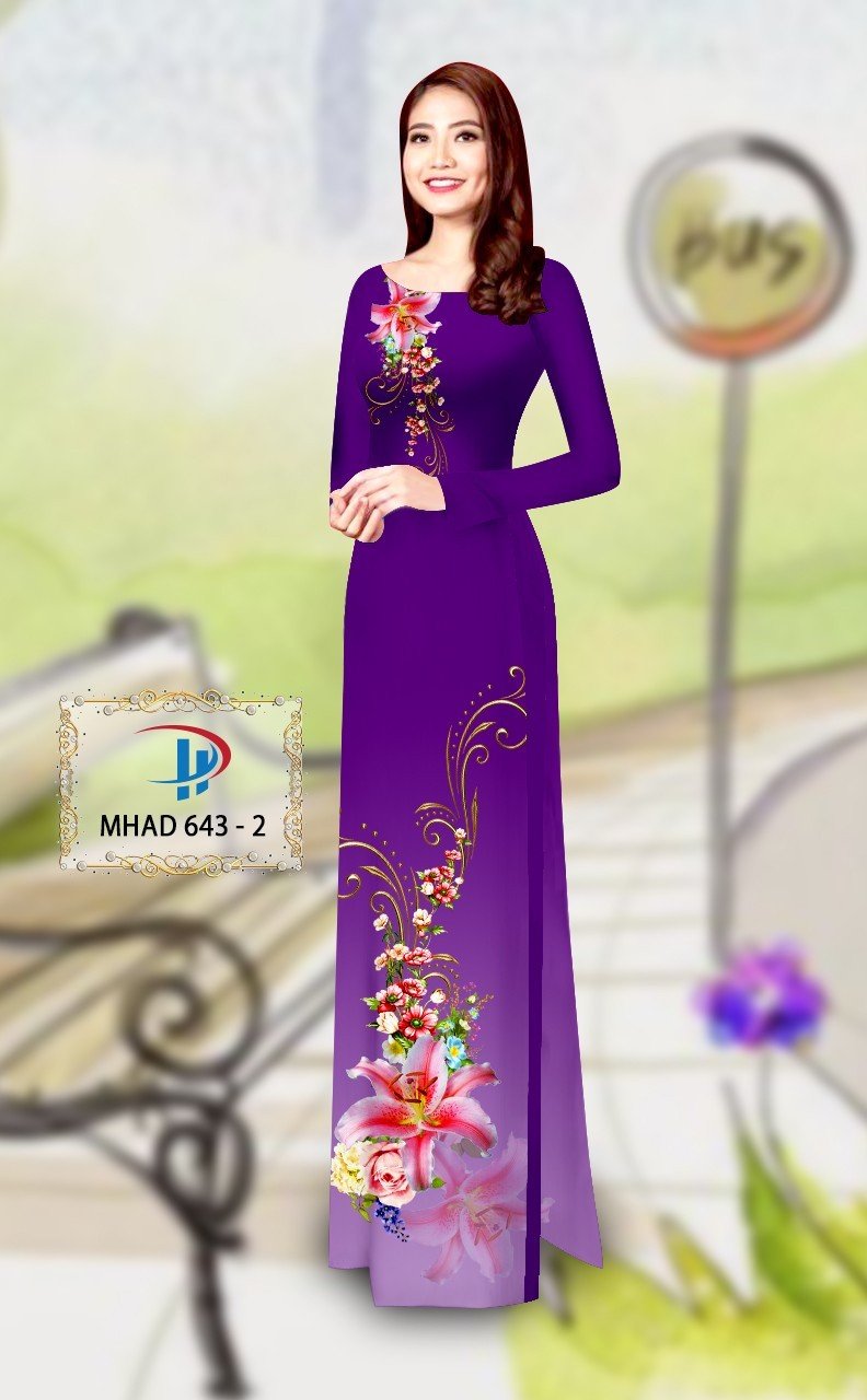 Vải áo dài hoa ly MHAD 643 15 vai-ao-dai-hoa-ly-tlad3229