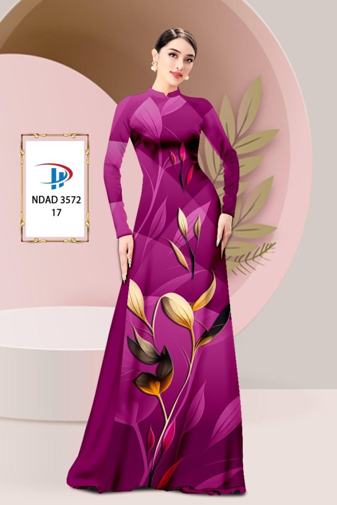Vải áo dài hoa cây lá ndad 3572 13 mau-vai-ao-dai-cay-la-mcad3520