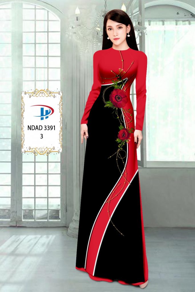 Vải áo dài in 3d đẹp mẫu mới ra hiện nay ndad 3391 vai-ao-dai-dep-2021-in-3d