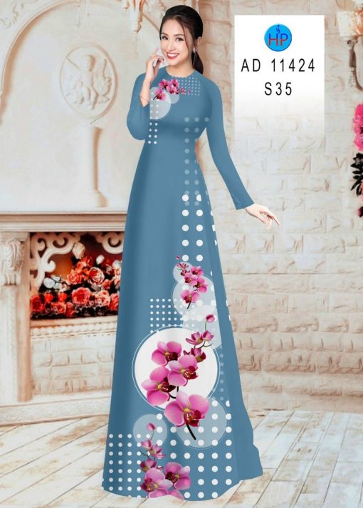 Vải áo dài Hoa Lan ad 11424 6 vai-ao-dai-hoa-lan