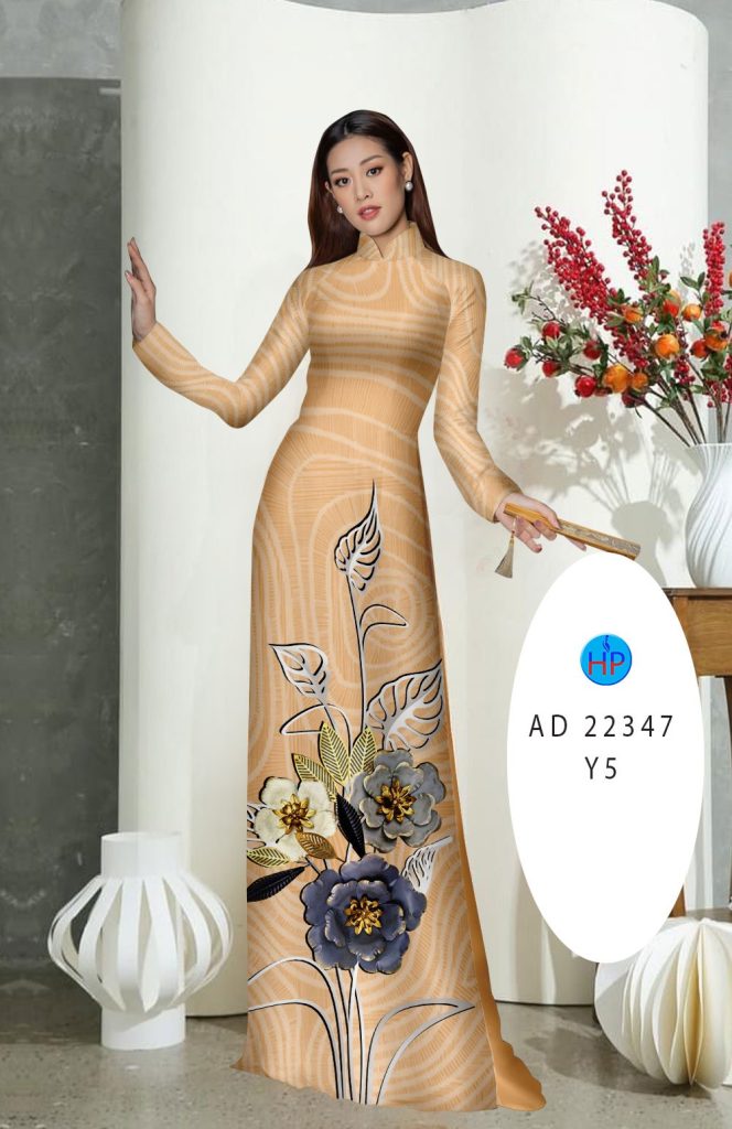 vai-ao-dai-hoa-cay-la