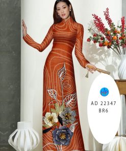 vai-ao-dai-hoa-cay-la