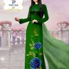 vai-ao-dai-hoa-hong