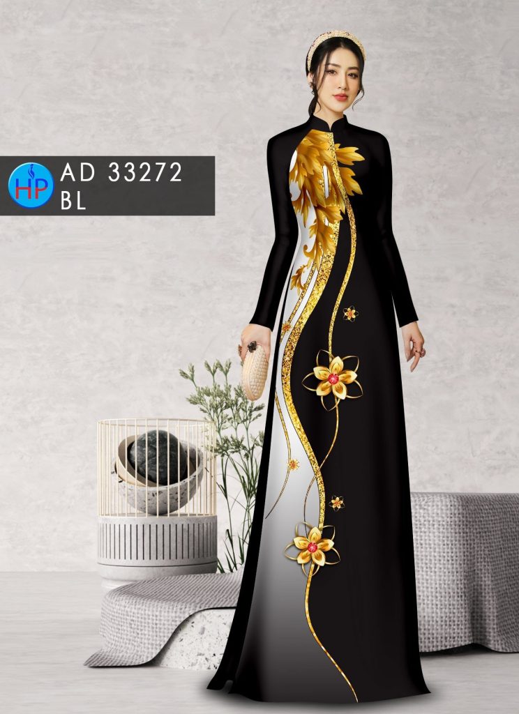 Vải áo dài hoa cây lá ad 33272 8 vai-ao-dai-hoa-la