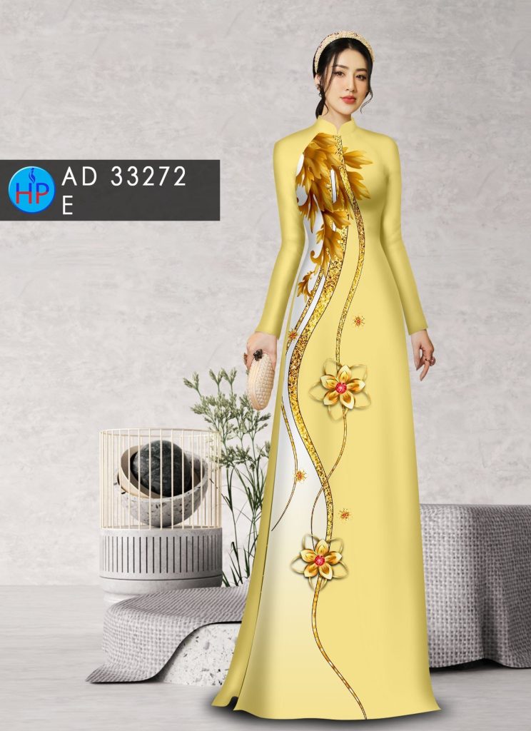 Vải áo dài hoa cây lá ad 33272 15 vai-ao-dai-hoa-la