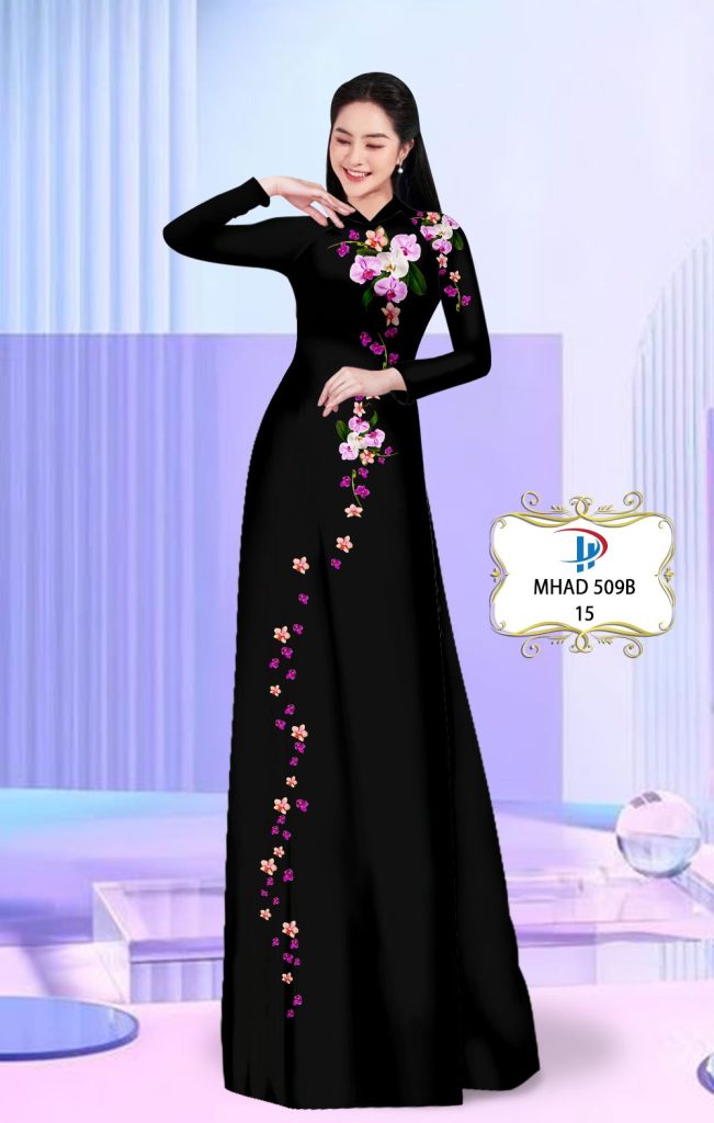 Vải áo dài Hoa Lan MHAD 5098 1 vai-ao-dai-hoa-lan