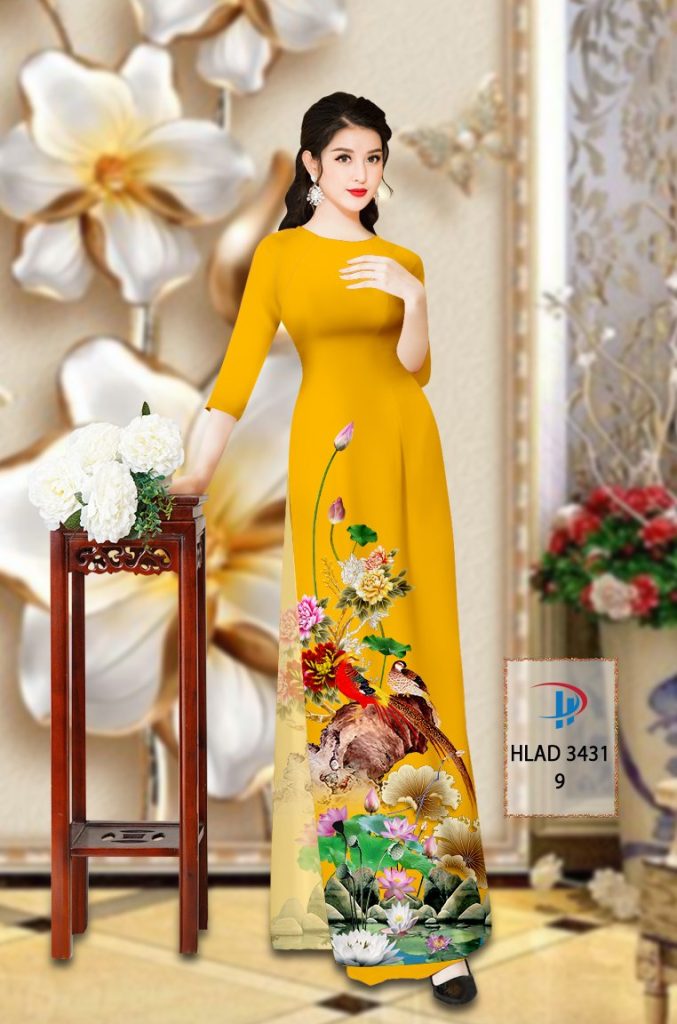 vai-ao-dai-hoa-sen