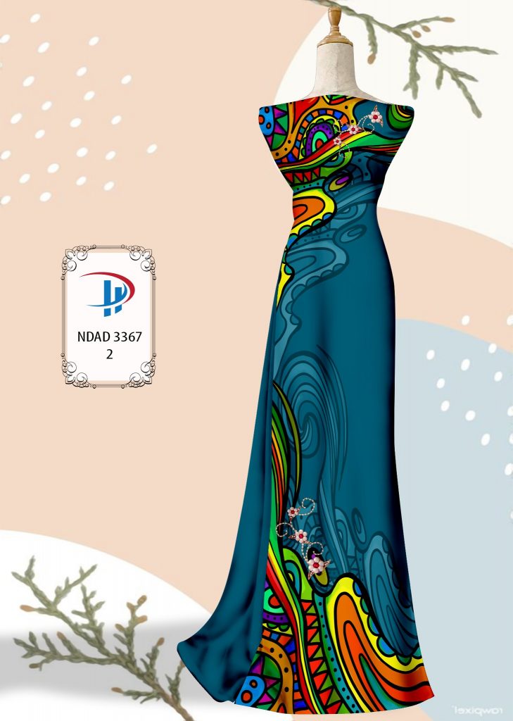 Vải áo dài hình Hoa Văn đẹp mẫu mới ra ndad 3367 vai-ao-dai-in-3d-hoa-van