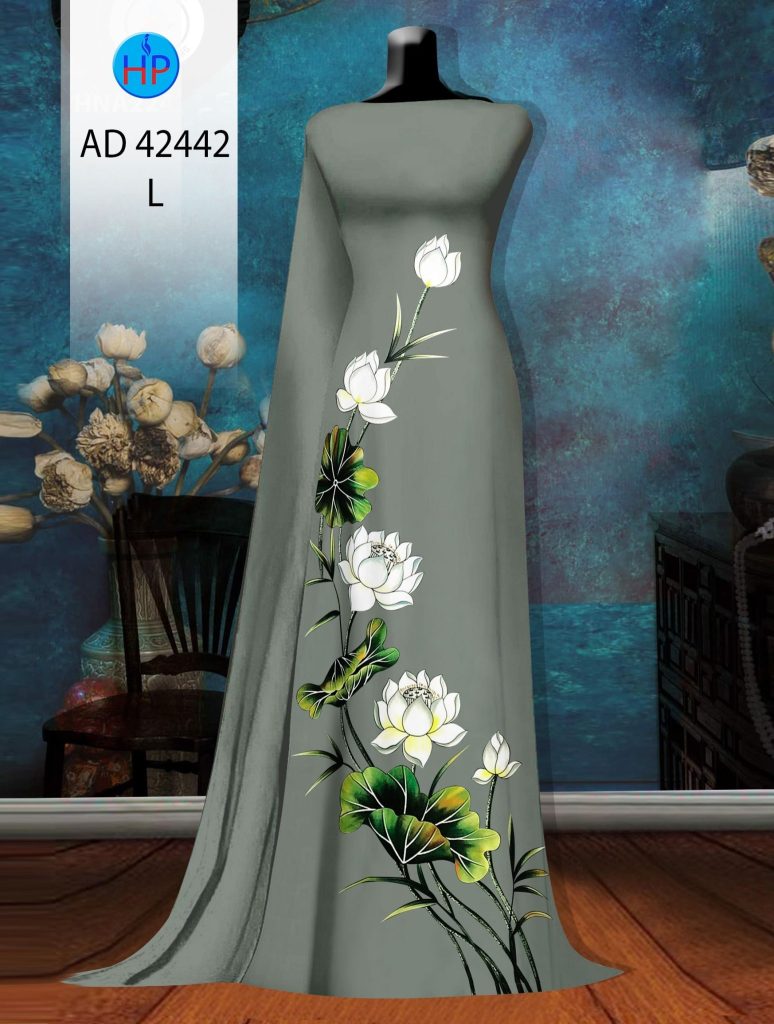 vai-ao-dai-in-hinh-hoa-sen
