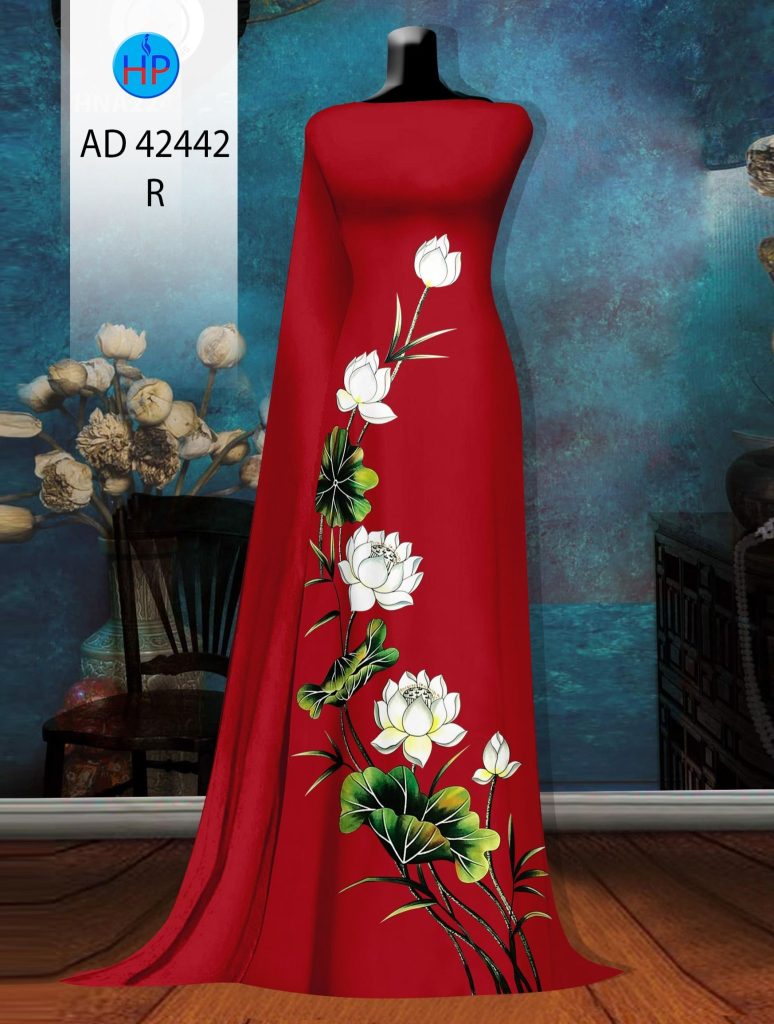 vai-ao-dai-in-hinh-hoa-sen