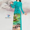 mau-vai-ao-dai-in-phong-canh