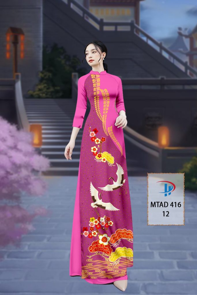vai-ao-dai-chim-cong-co