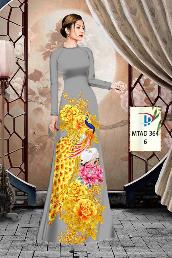 Vải áo dài Chim Công mtad 364 3 vai-ao-dai-chim-cong