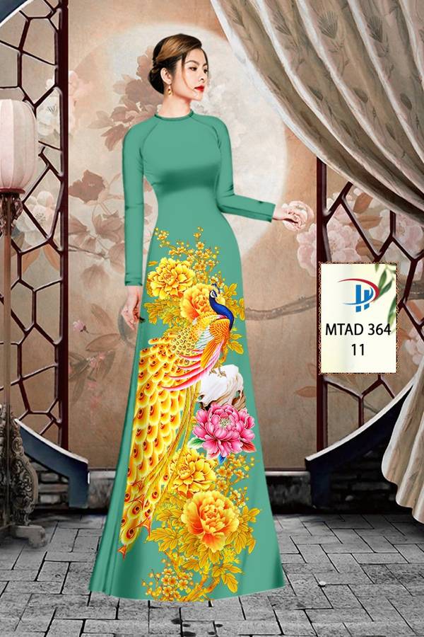Vải áo dài Chim Công mtad 364 1 vai-ao-dai-chim-cong-co