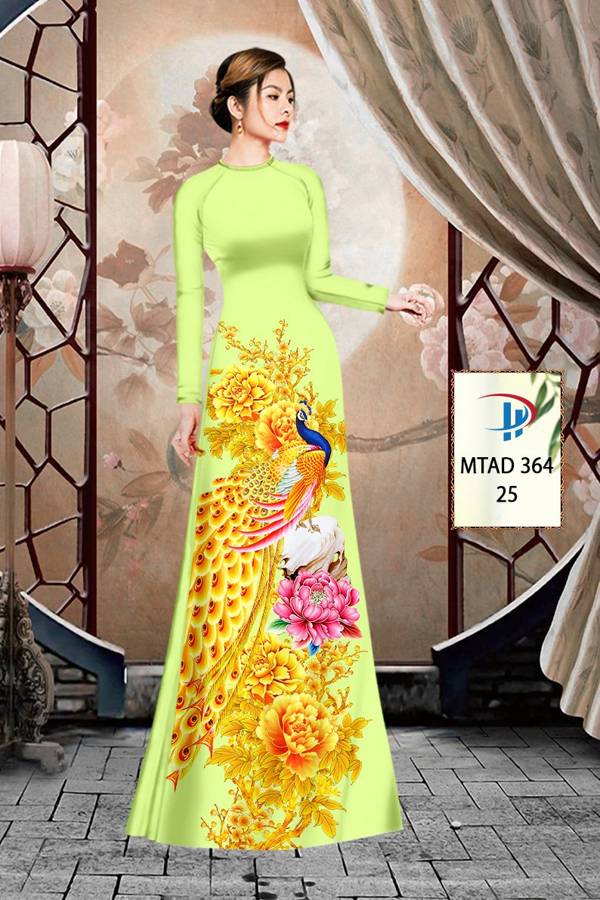 Vải áo dài Chim Công mtad 364 9 vai-ao-dai-chim-cong-co