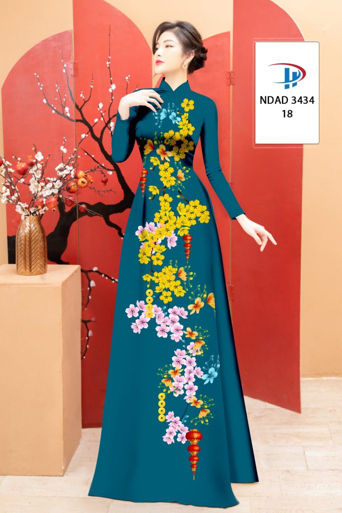 vai-ao-dai-hoa-mai 