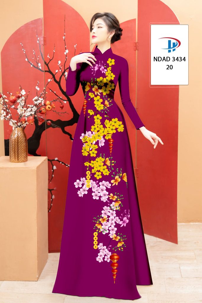 vai-ao-dai-hoa-mai 