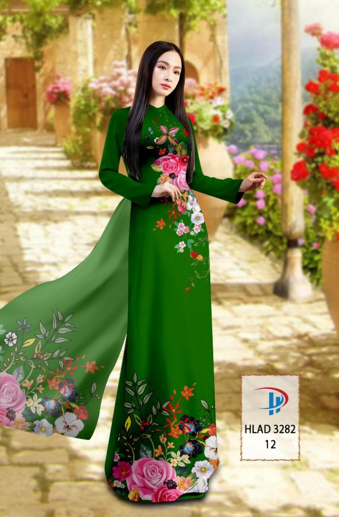 vai-ao-dai-gam-hoa-hong