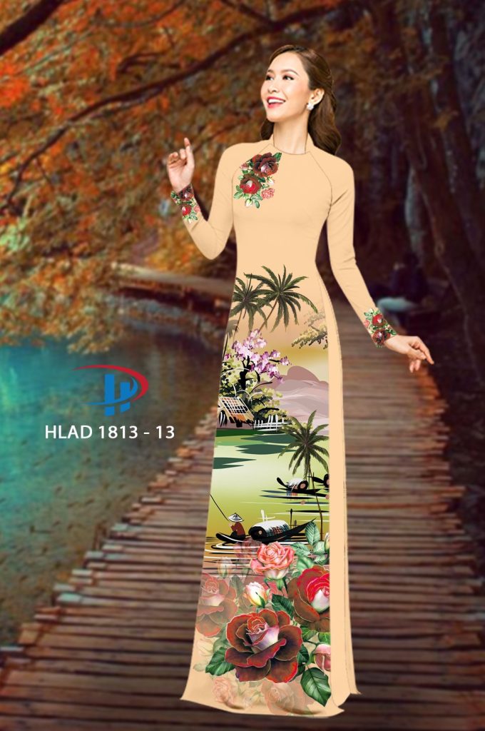 vai-ao-dai-tranh-son-thuy