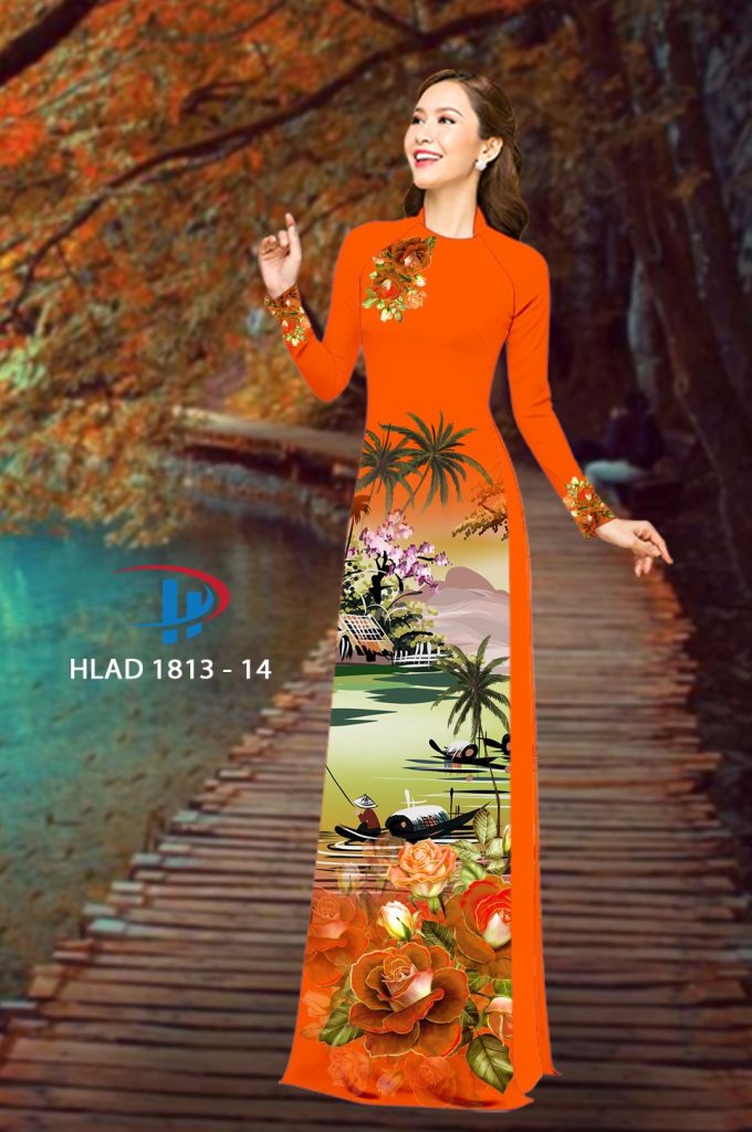 vai-ao-dai-tranh-son-thuy