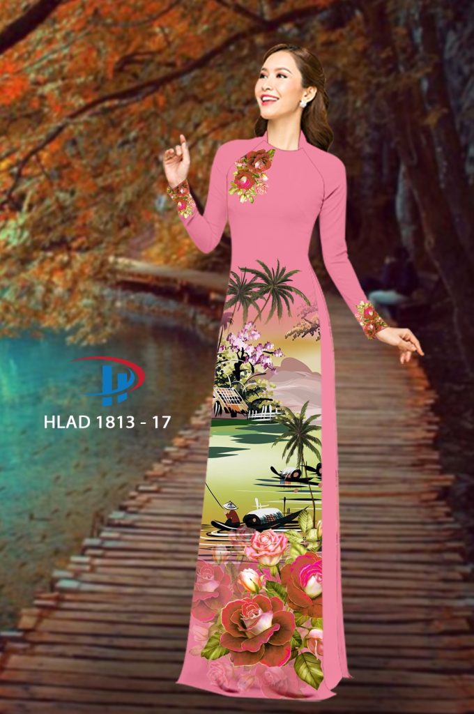 vai-ao-dai-tranh-son-thuy