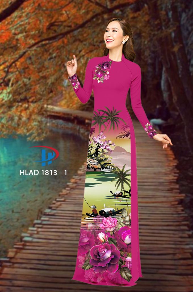 vai-ao-dai-tranh-son-thuy