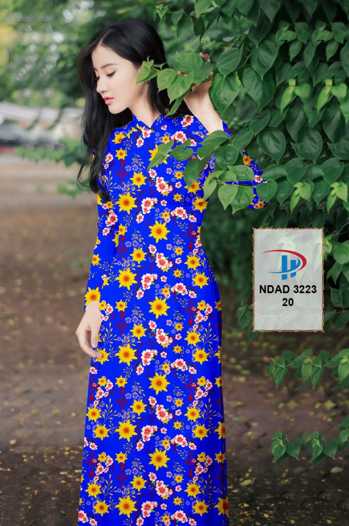 Vải áo dài hoa nhỏ NDAD 3223