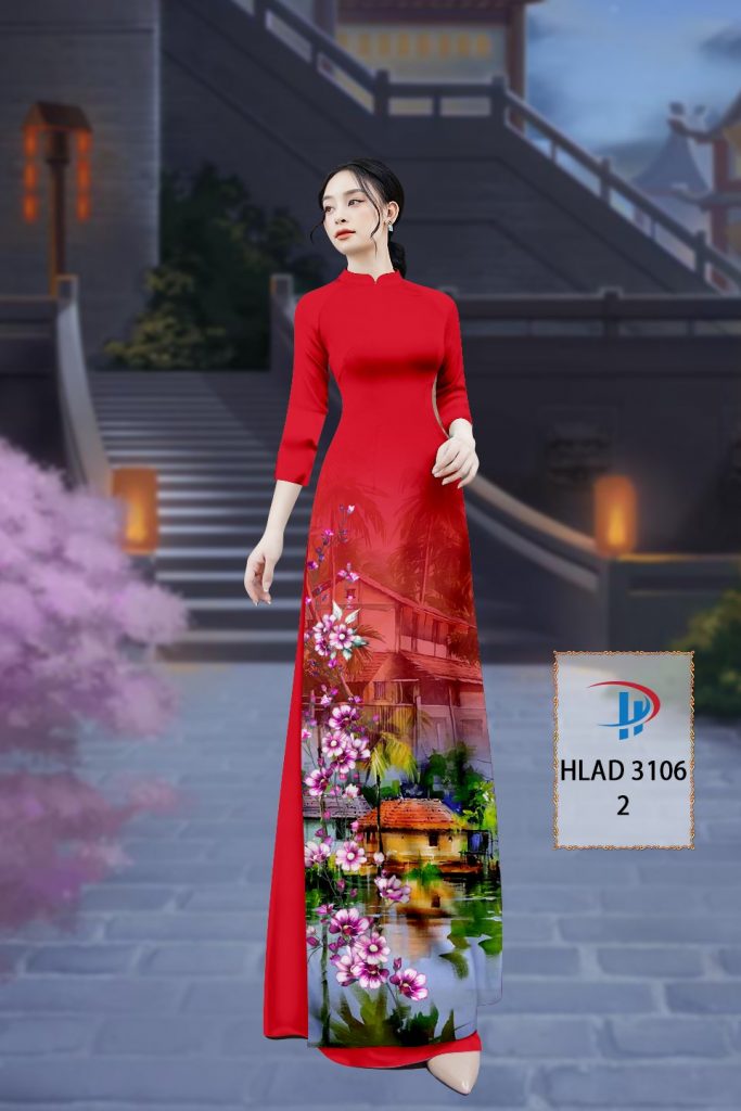 Vải áo dài Phong Cảnh HLAD 3106 6 Vai-ao-dai-phong-canh-hlad-3106