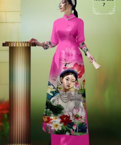 Vai-ao-dai-sen-hong