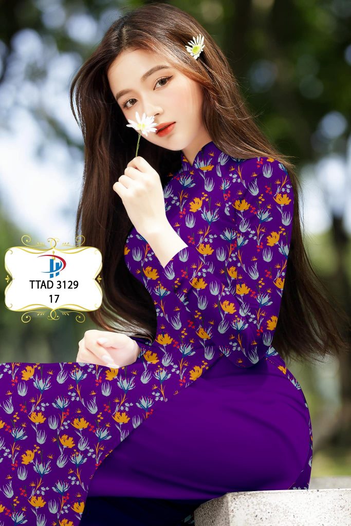 Vải áo dài hoa nhỏ TTAD 3129 3 vai-ao-dai-hoa-nho-ttad-3129