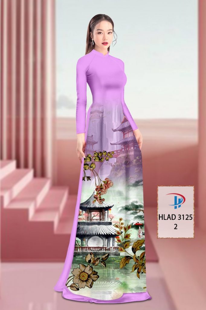 Vải áo dài Phong Cảnh HLAD 3125 1 vai-ao-dai-phong-canh-hlad-3125