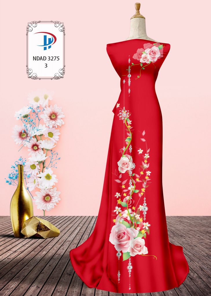 Vải áo dài Hoa Hồng NDAD 3275 3 vai-ao-dai-hoa-hong-ndad-3275