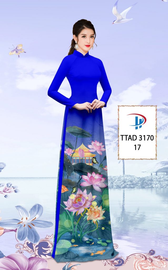 Vải áo dài Hoa Sen TTAD 3170 2 vai-ao-dai-hoa-sen-ttad-3170
