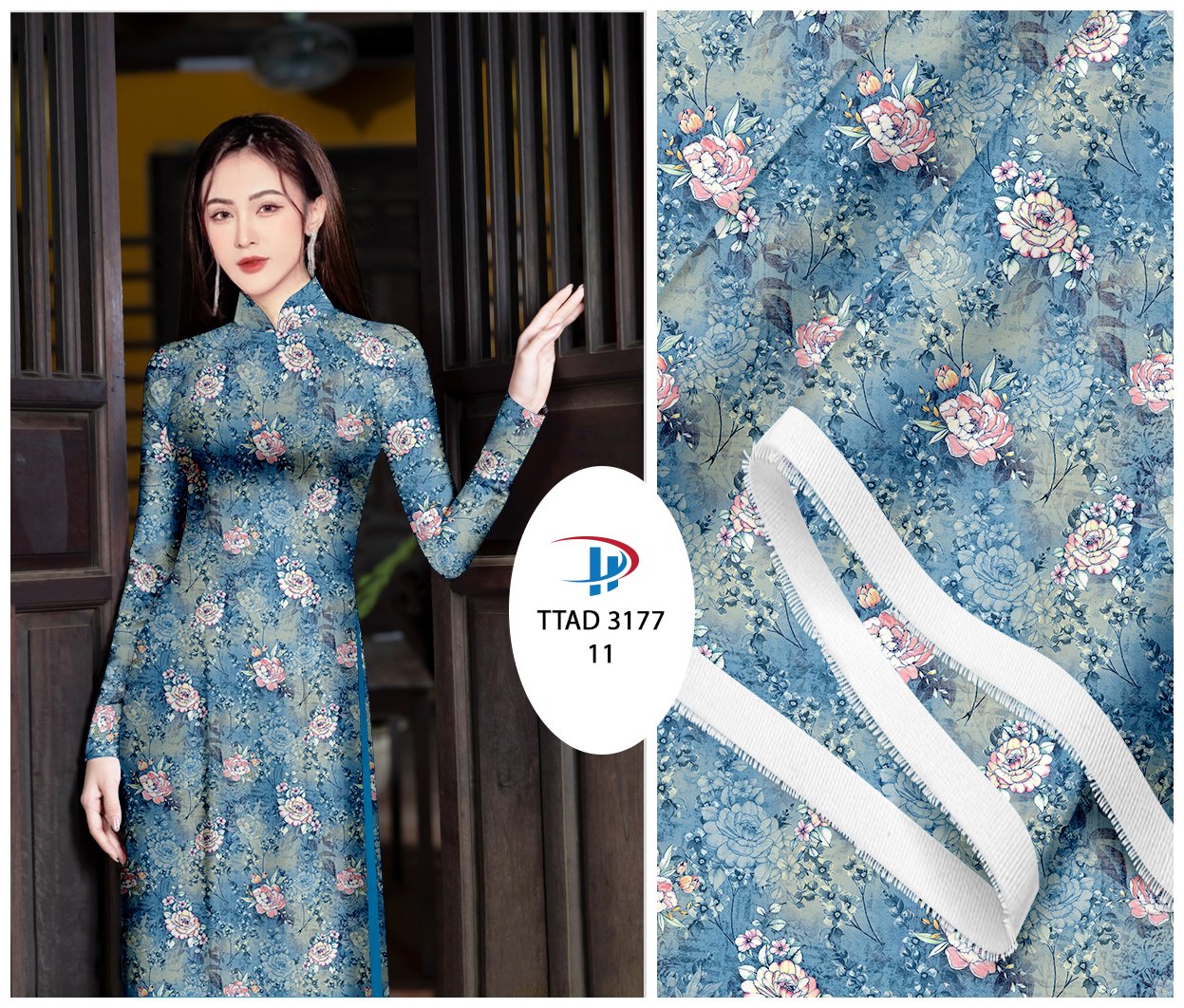 Vải áo dài Hoa Toàn Thân TTAD 3177 2 vai-ao-dai-hoa-toan-than-ttad-3177