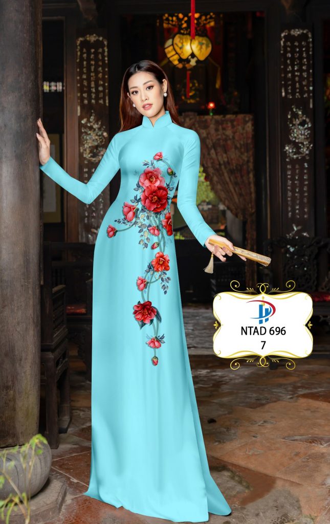 Vải áo dài Hoa Hoa Trước Ngực NTAD 696 3 vai-ao-dai-hoa-truoc-nguc-ntad-696