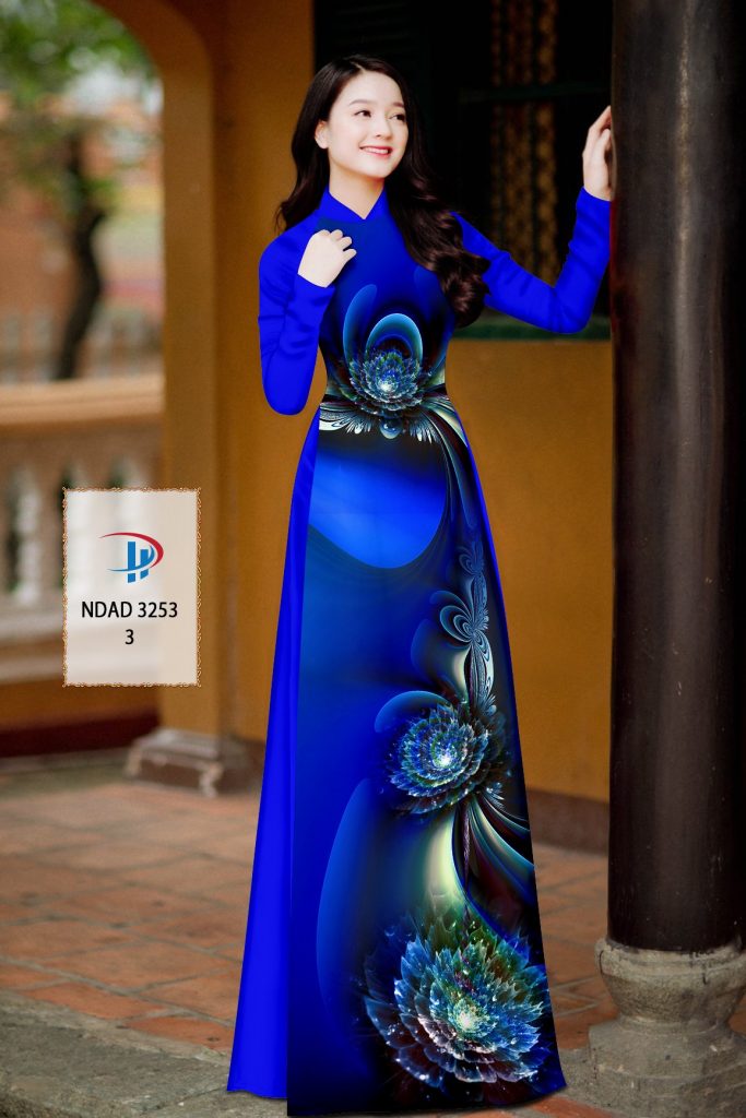 Vải áo dài Hoa 3D NDAD 3253 4 vai-ao-dai-hoa-3d-3253