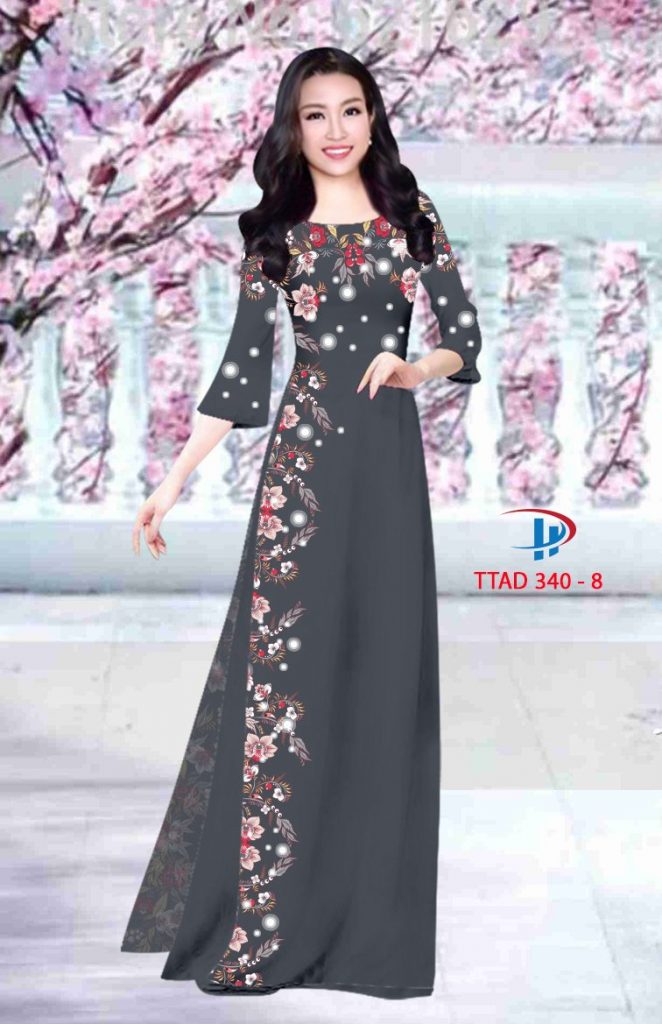 Vải áo dài Hoa Rơi TTAD 340 4 vai-ao-dai-hoa-roi-ttad-340