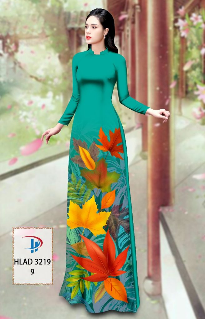 Vải áo dài Hoa Cây Lá hlad 3219 5 vai-ao-dai-la-phong-hlad-3219