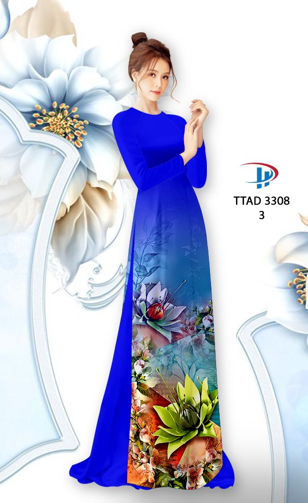Vải áo dài Hoa Chân TTAD 3308 2 vai-ao-dai-hoa-atiso-ttad-3308