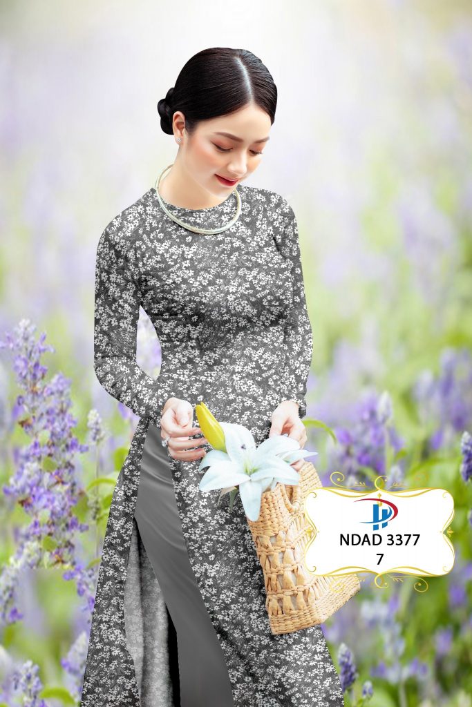 Vải áo dài Hoa Nhí NDAD 3377 4 vai-ao-dai-hoa-nhi-ndad-3377