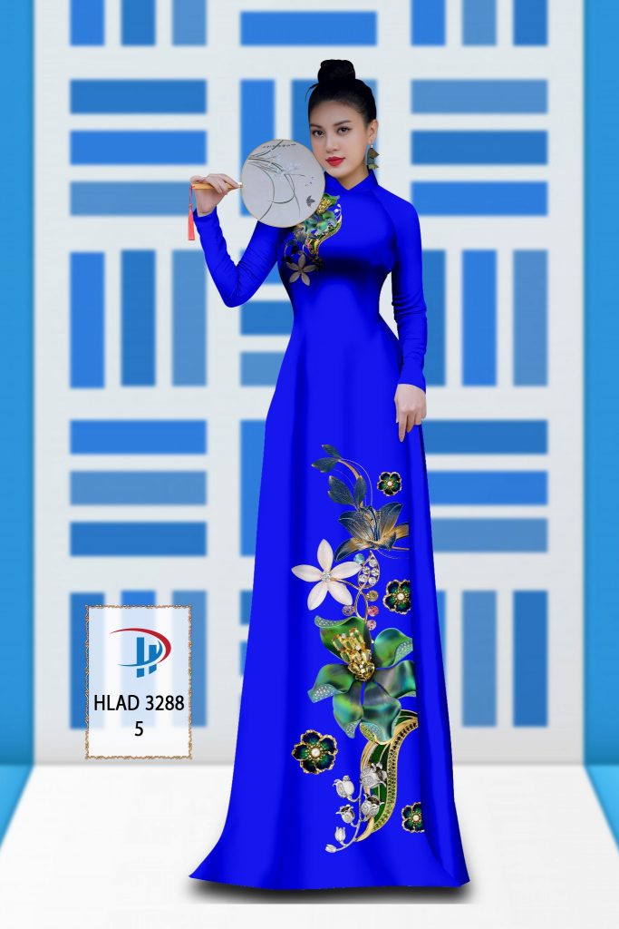 Vải áo dài Hoa Trên Hoa Dưới HLAD 3288 4 vai-ao-dai-hoa-tren-hoa-duoi-hlad-3288