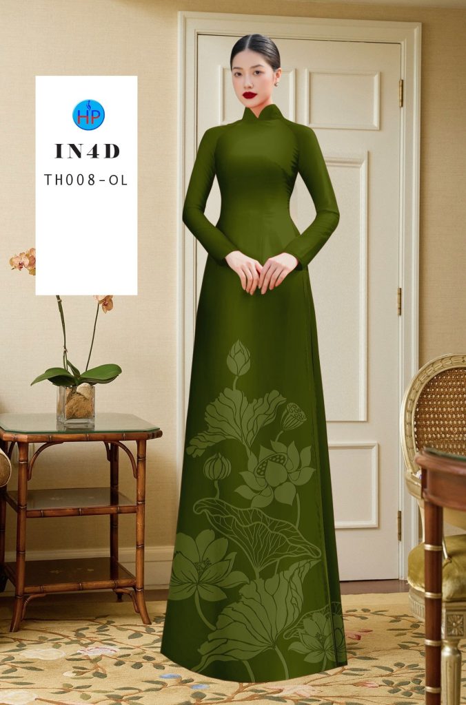 vải áo dài Hoa Sen In 4D TH 008 12 vai-ao-dai-hoa-sen-in-4d-th-008