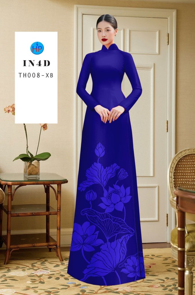 vải áo dài Hoa Sen In 4D TH 008 7 vai-ao-dai-hoa-sen-in-4d-th-008