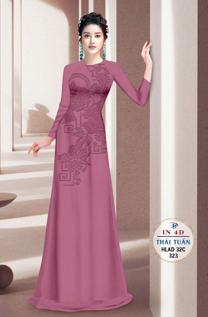 Vải áo dài hoa văn chìm in 4D HLAD 32C 16 vai-ao-dai-hoa-van-chim-in-4d-hlad-32c