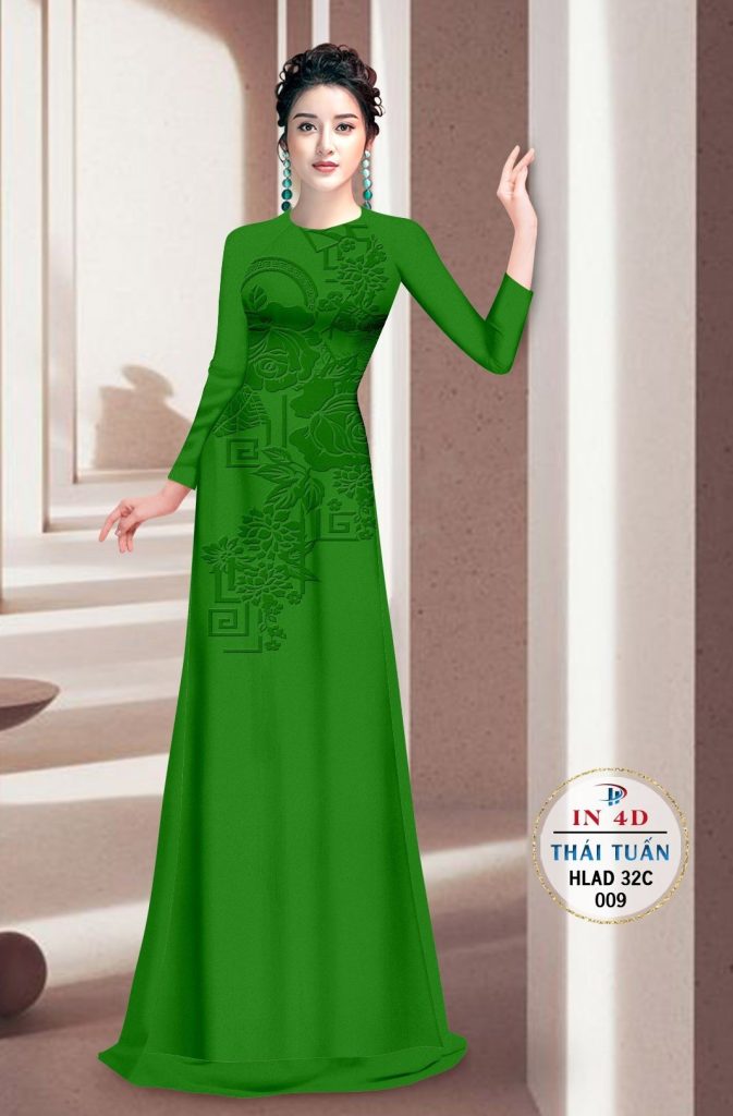 Vải áo dài hoa văn chìm in 4D HLAD 32C 24 vai-ao-dai-hoa-van-chim-in-4d-hlad-32c