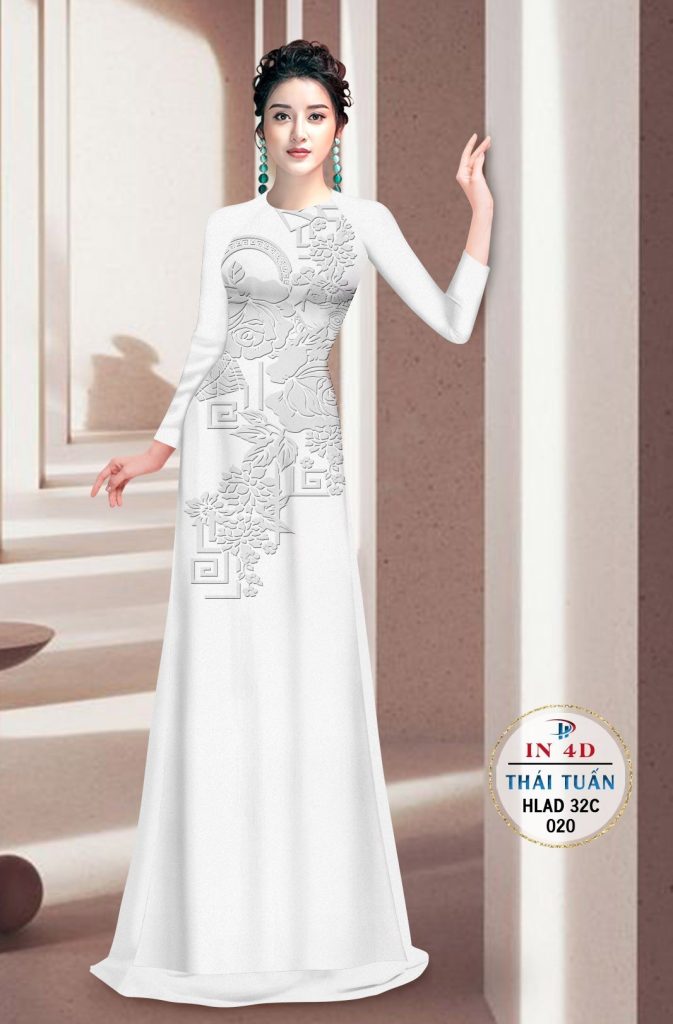 Vải áo dài hoa văn chìm in 4D HLAD 32C 23 vai-ao-dai-hoa-van-chim-in-4d-hlad-32c