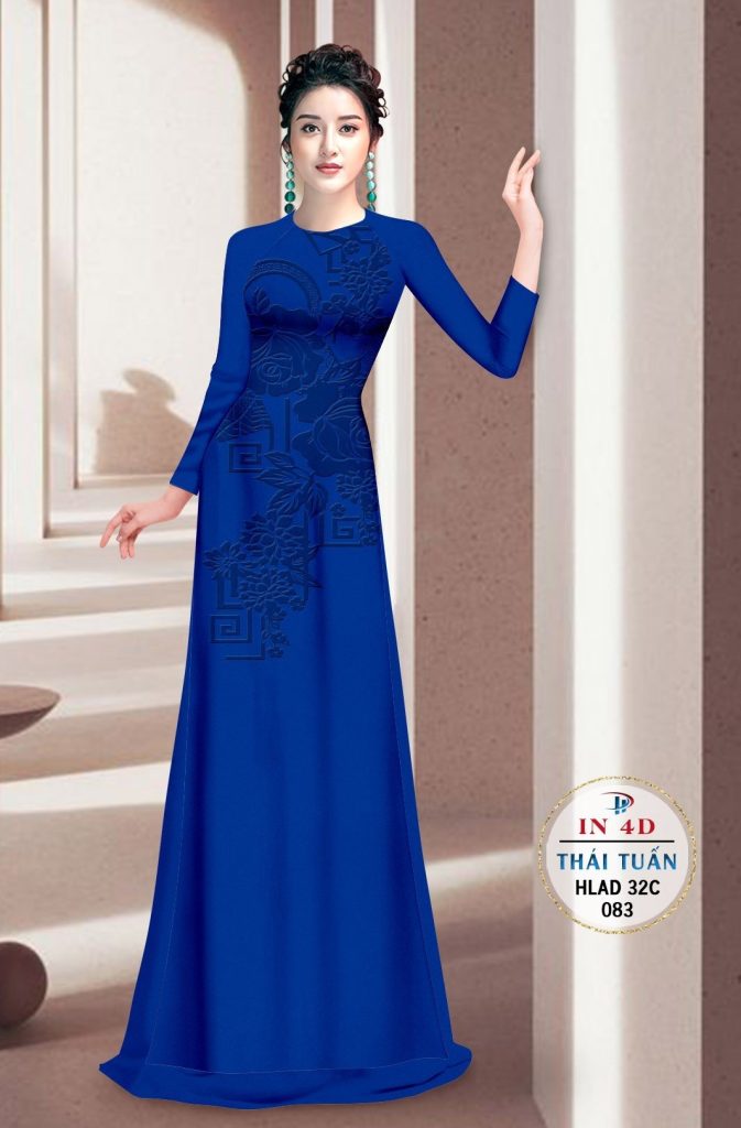 Vải áo dài lụa in 4D HLAD 32C 8 vai-ao-dai-lua-in-4d-hlad-32c