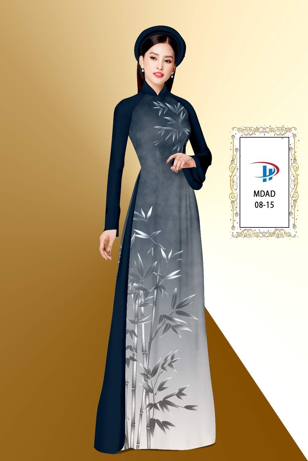 Vải áo dài Cây Tre Trúc MDAD 08 5 vai-ao-dai-cay-tre-truc-mdad-08