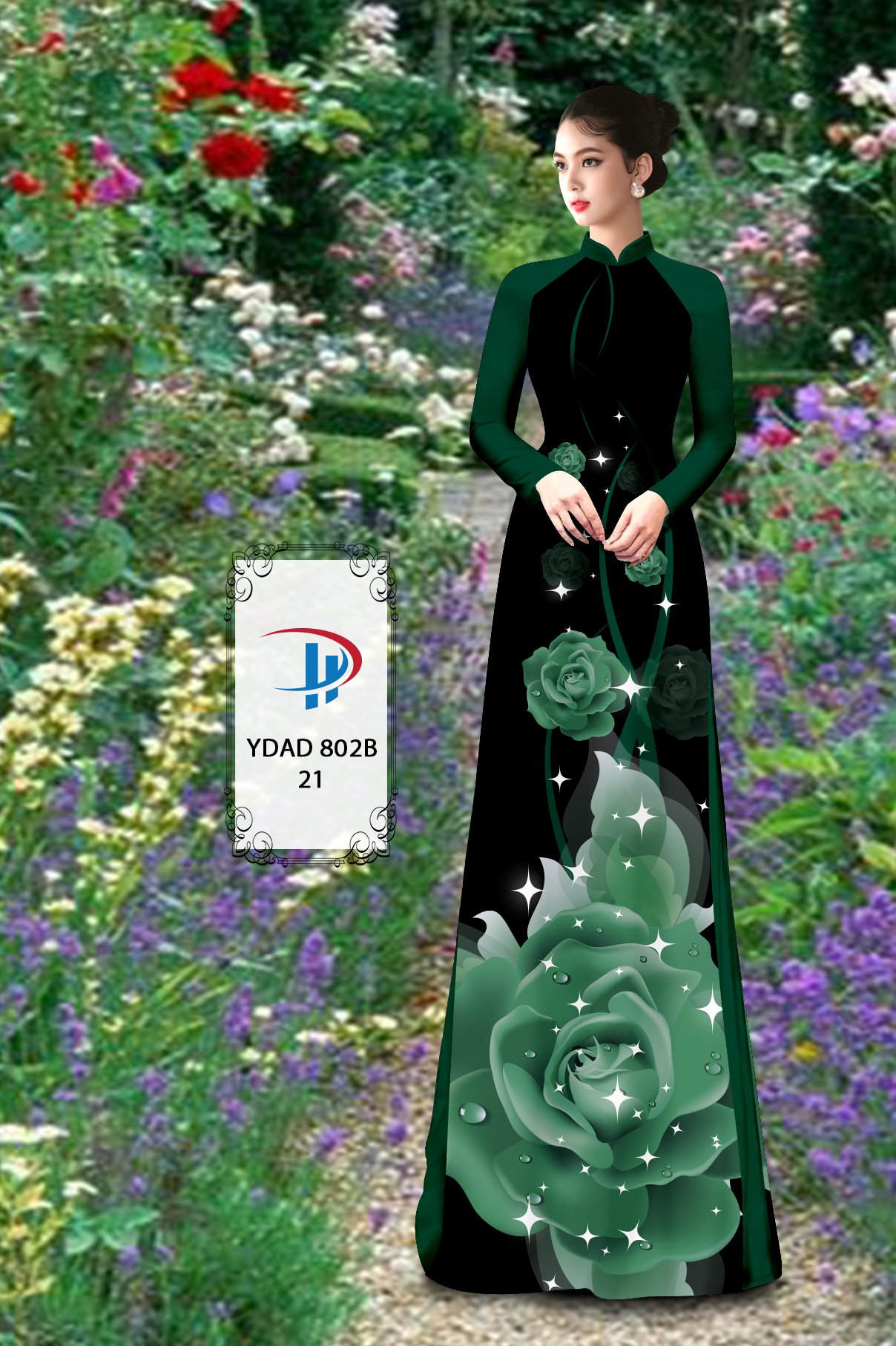 Vải áo dài Hoa Hồng YDAD 802B 16 vai-ao-dai-hoa-hong-ydad-802b