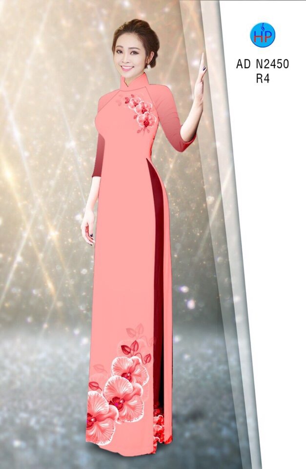 Vải áo dài Hoa Lan AD N2450 1 vai-ao-dai-hoa-lan-ad-n2450
